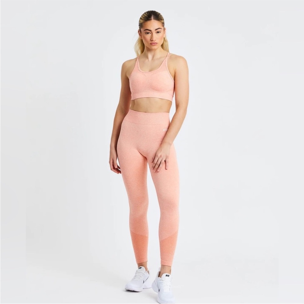 AYBL Peach Marl Motion Seamless Leggings NWT